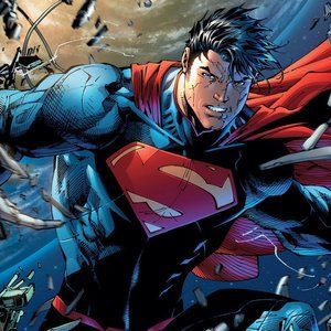 Superman silk canvas Fabric Poster (36" x 24")